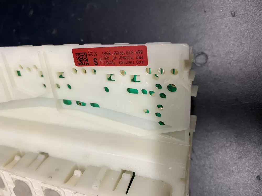 Bosch Siemens 9000 199 656 716316-03 Dishwasher Control Board AZ16144 | BK789