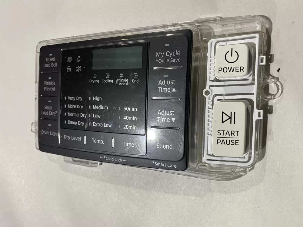 Samsung DC92-01607J DC94-06643A Dryer UI Control Board  AZ146293 | BK2454