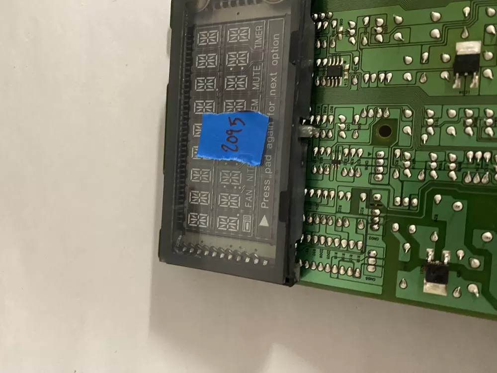 GE Wb27x10874 De41 00310b Microwave Control Board AZ192714 | BK2095