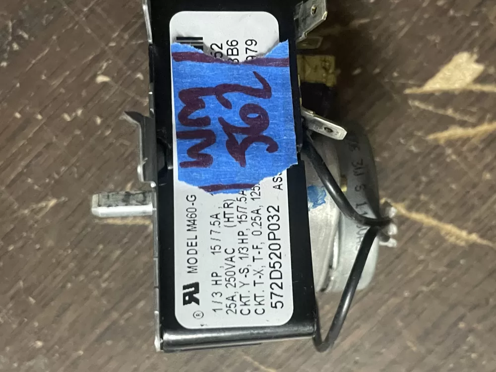 GE 572D520P032 We4m323 Dryer Timer AZ47611 | Wm562