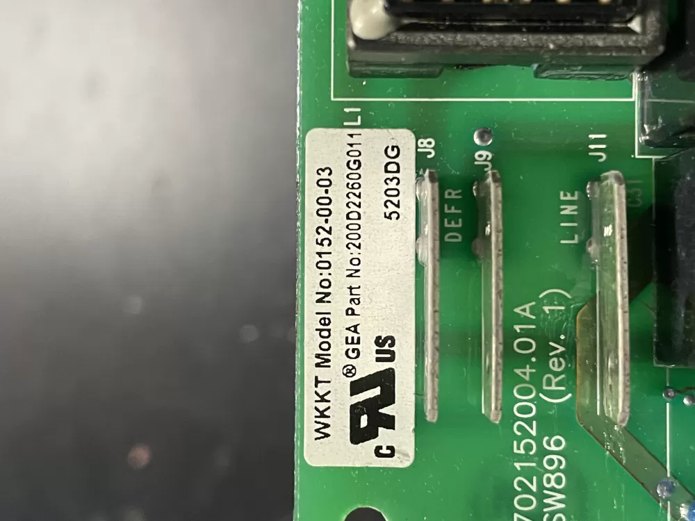 GE 200D2260G011 Refrigerator Main Control Board AZ7646 | Wm1600