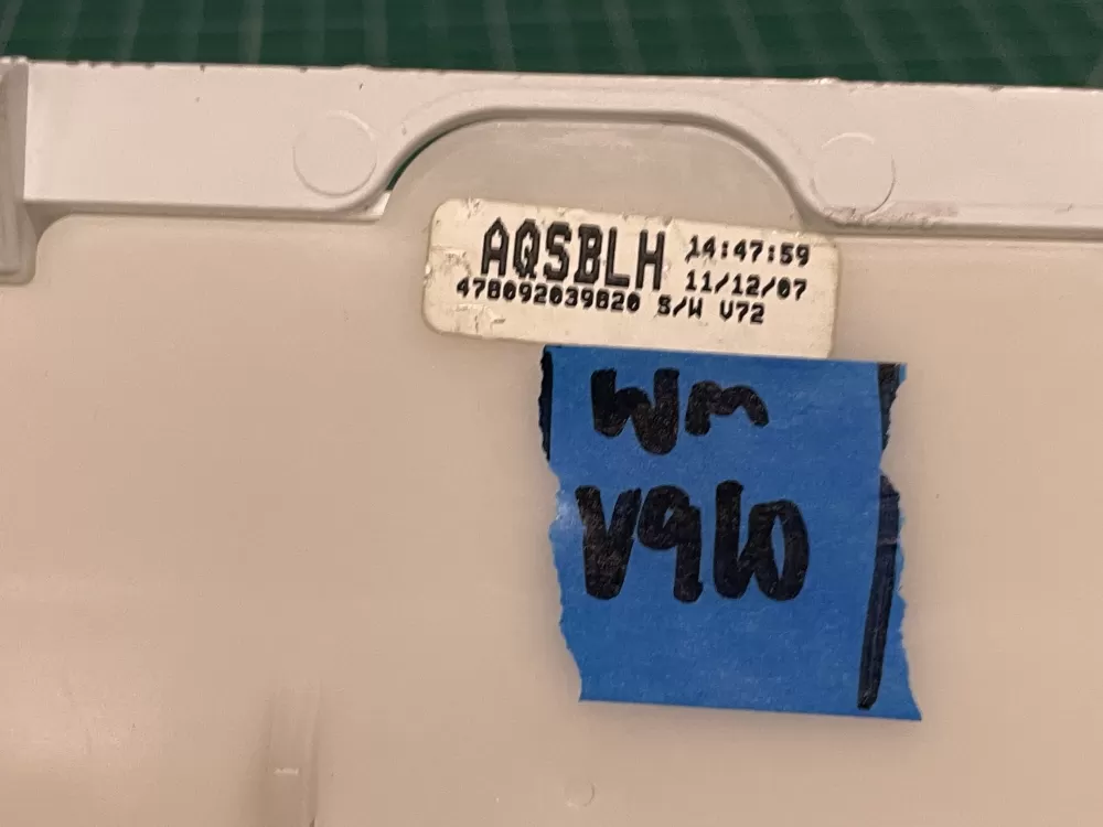 Fisher & Paykel 478092039820 washer display control board AZ204408 | Wmv910