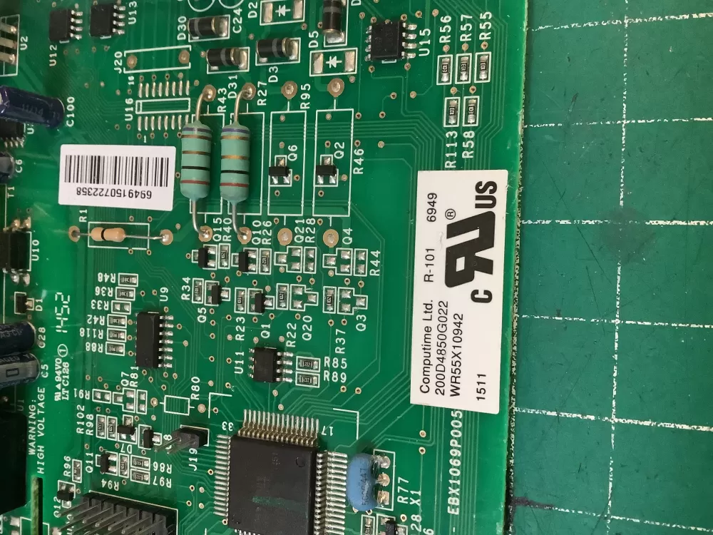 GE 200D6221G028 EBX1110P002 Refrigerator Control Board AZ217877 | NR1774