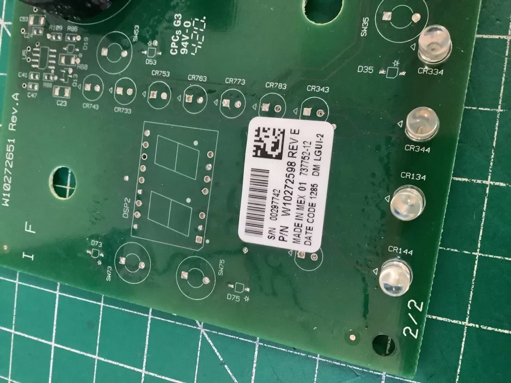 Whirlpool W10272598 Dryer Control Board AZ196965 | NR2752