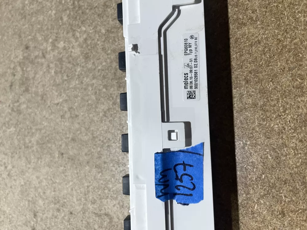 Bosch 9001028581 9001112778 Dishwasher Control Board UI Panel AZ74287 | Wm1257