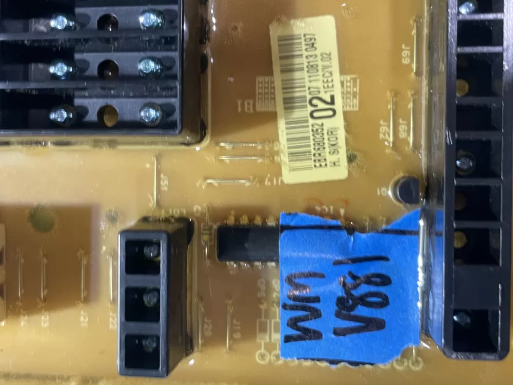 Kenmore LG EBR68035202 Dryer User Interface Control Board AZ192839 | Wmv881