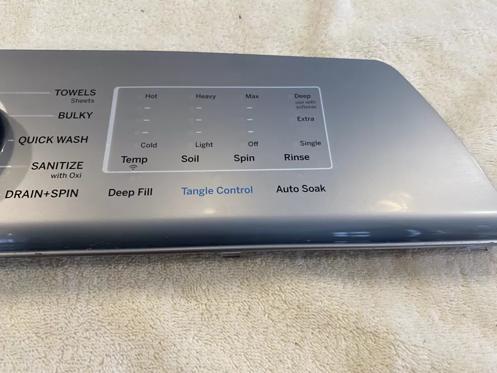 GE LG WH10X32875  290D5257 Washer Control Panel AZ5565 | V351