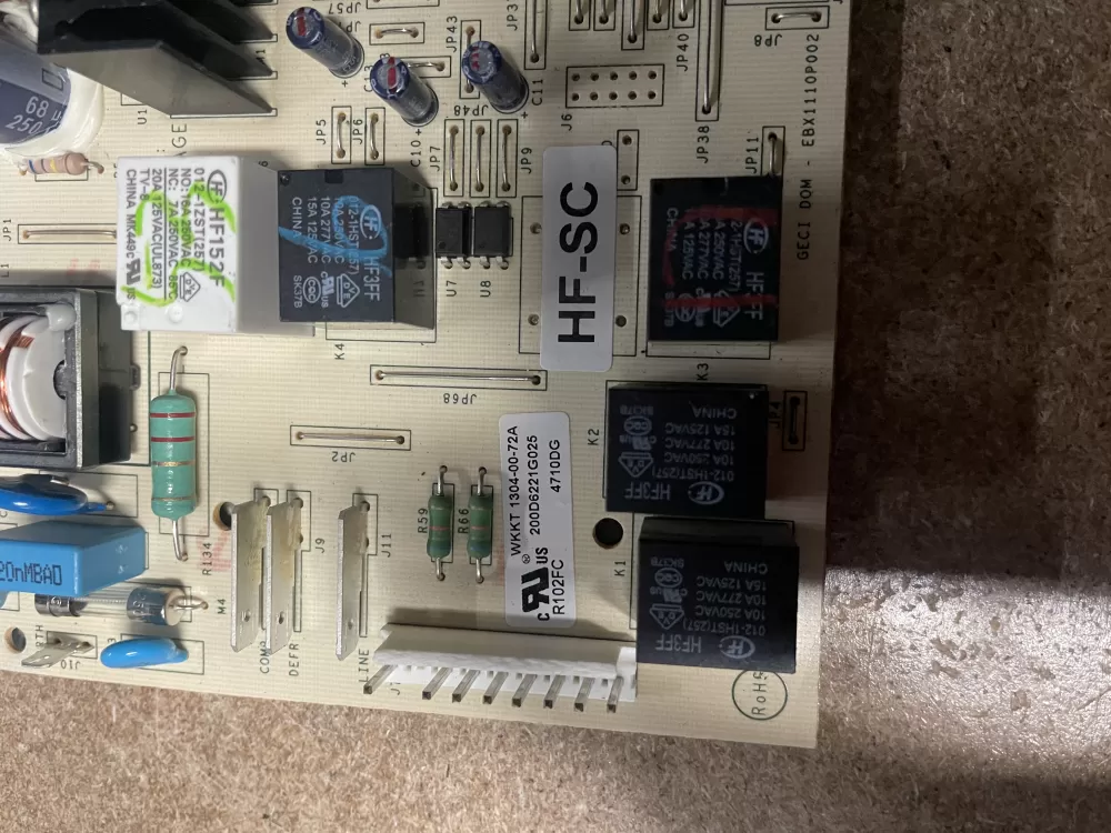 GE WR55X11072 Refrigerator Control Board AZ6938 | KM1536