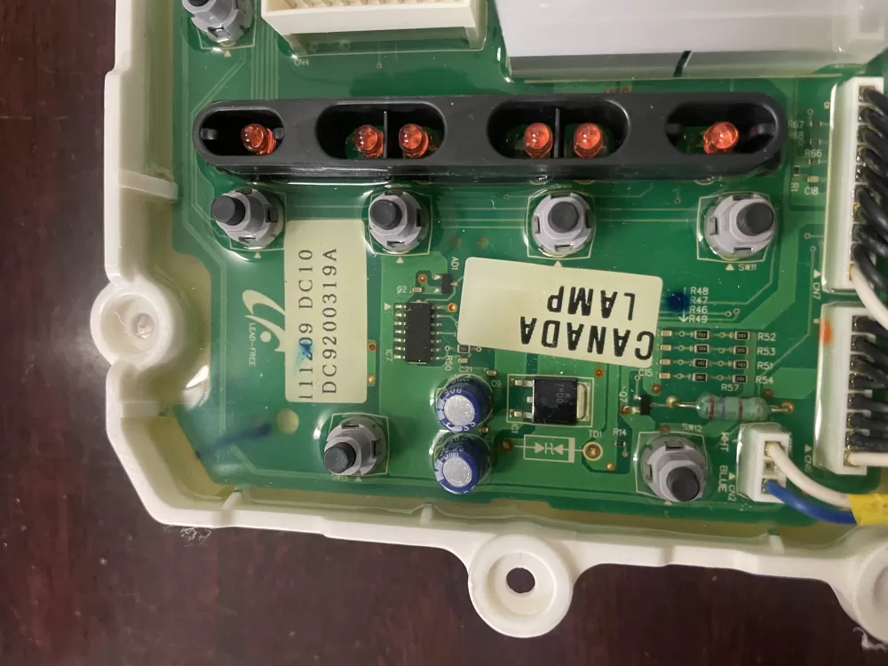 Samsung DC92-00319A Washer Control Board Vrt Steam Panel AZ42144 | KMV420