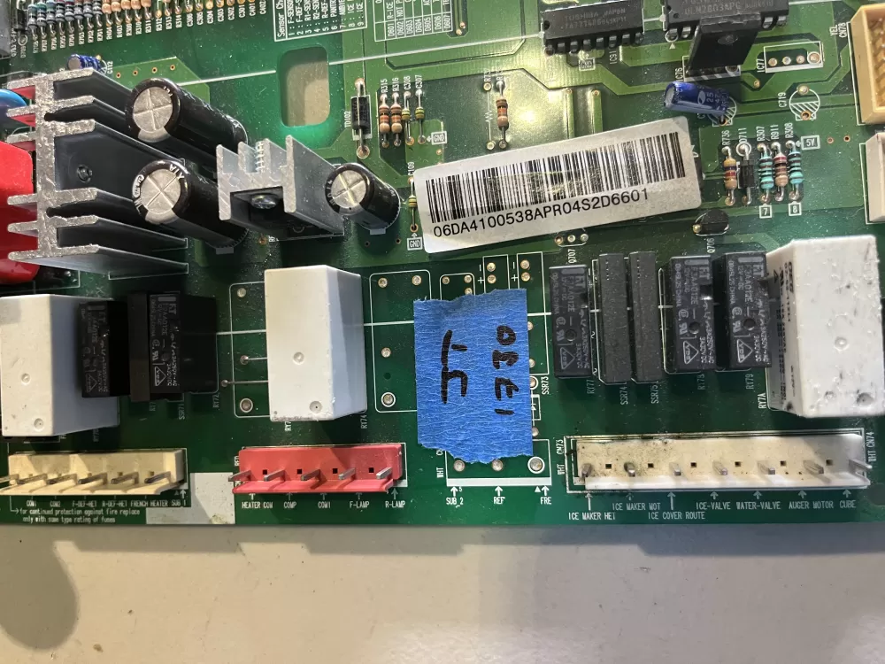 Samsung DA41 00538A DA4100538A Refrigerator Control Board AZ42311 | 1730