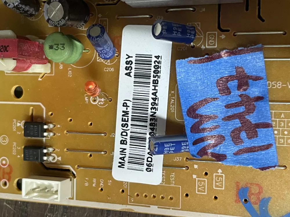 Samsung DA92 00483N Refrigerator Control Board Inverter AZ42801 | Wm1747