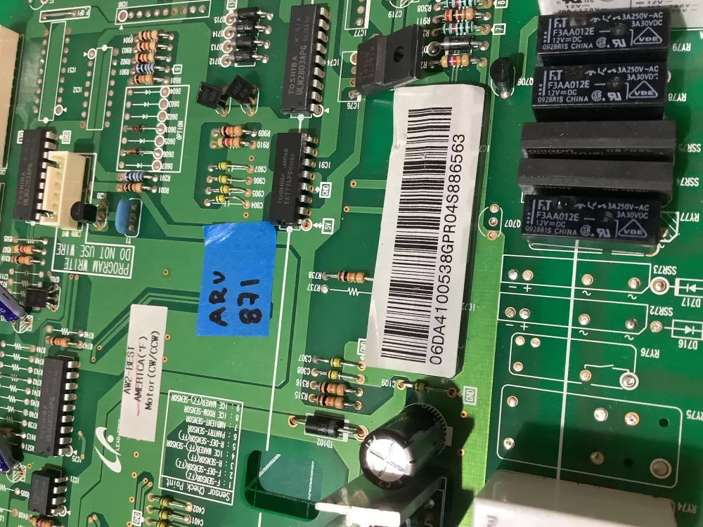 Samsung da4100538g Refrigerator Control Board Circuit AZ188975 | ARV871