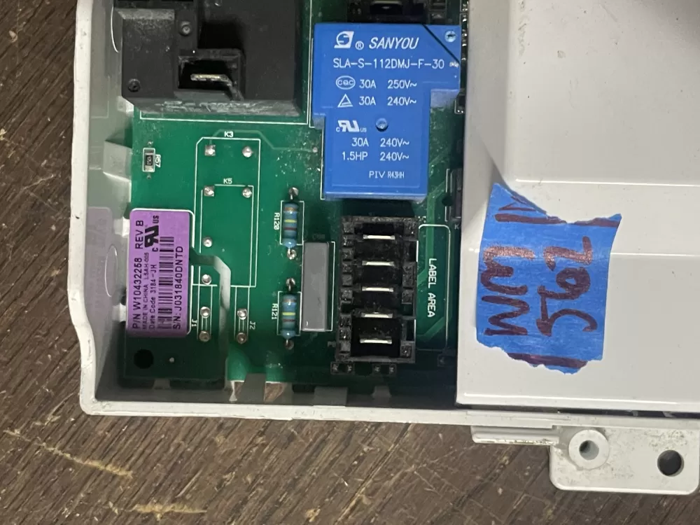 Whirlpool W10395304 W10432258 WPW10432258 Dryer Control Board AZ47756 | Wm562