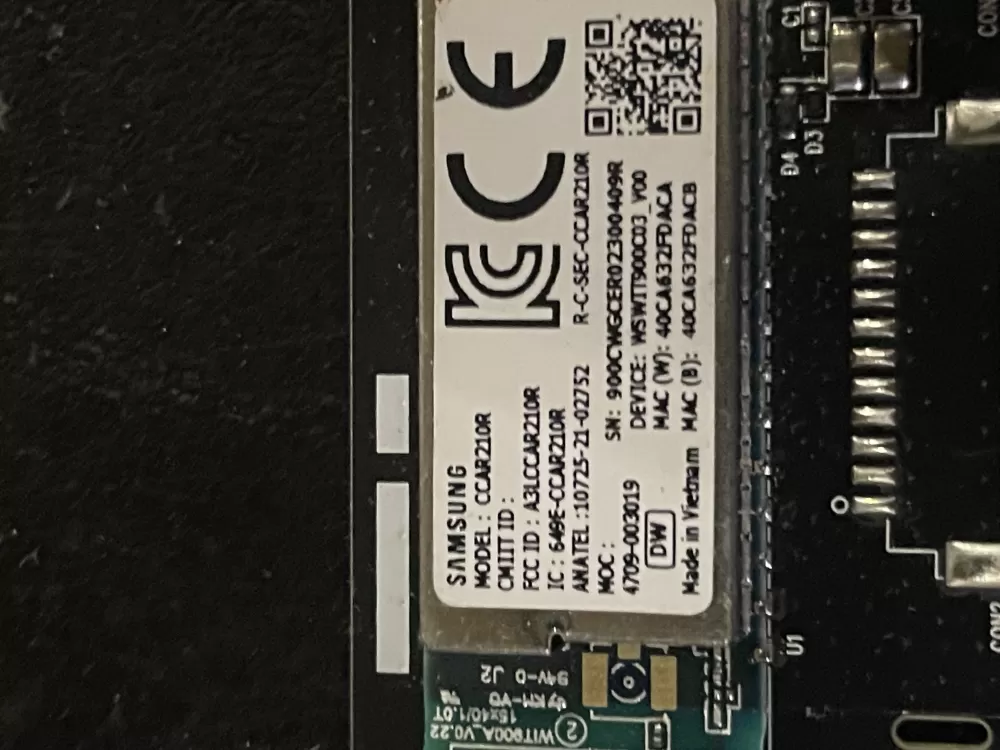 Samsung 4709 003019 Dishwasher Control Board Wifi Module AZ24805 | WM437