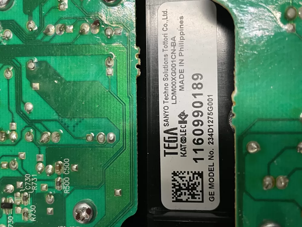 GE 234D1275G003 234D1275G001 Dryer Control Board AZ13048 | v319