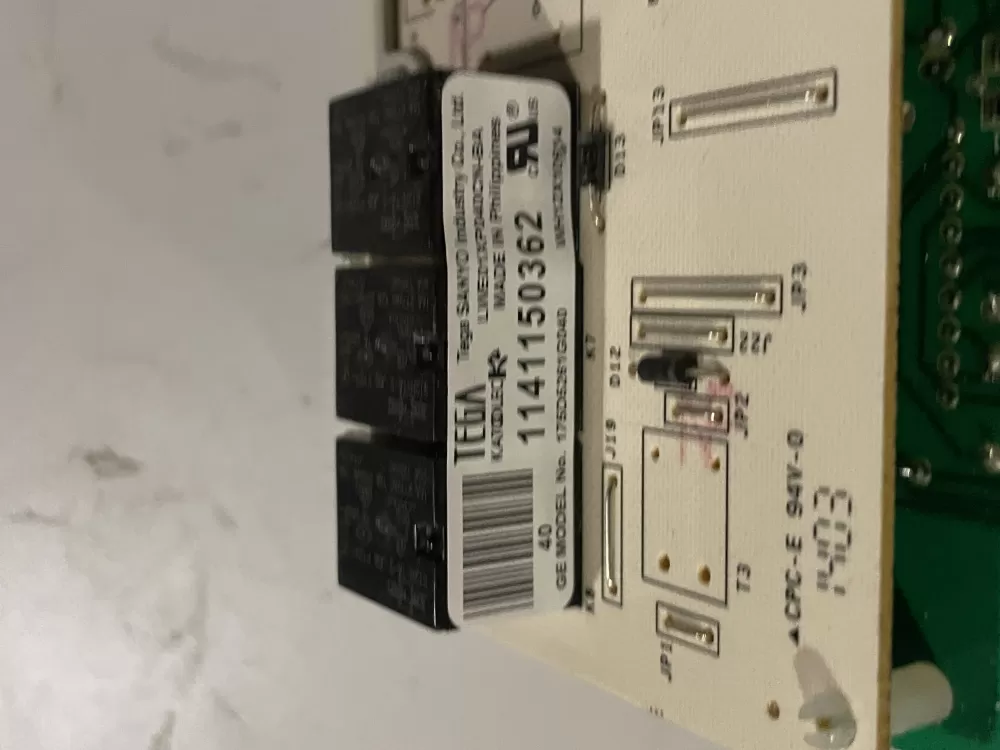 GE 175D5261G040 EBX1129P004 WH12X10614 Washer Control Board AZ31925 | Wm88
