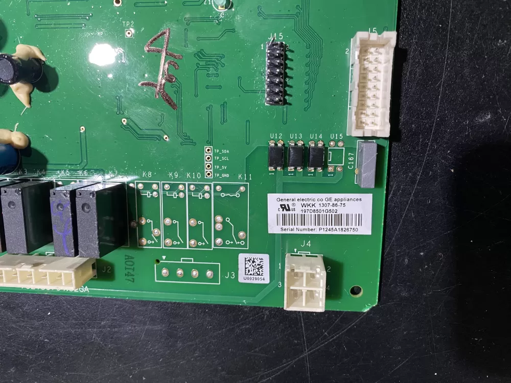 GE 197D8501G502 EBX1425P001 Refrigerator Control Board AZ63281 | BK670