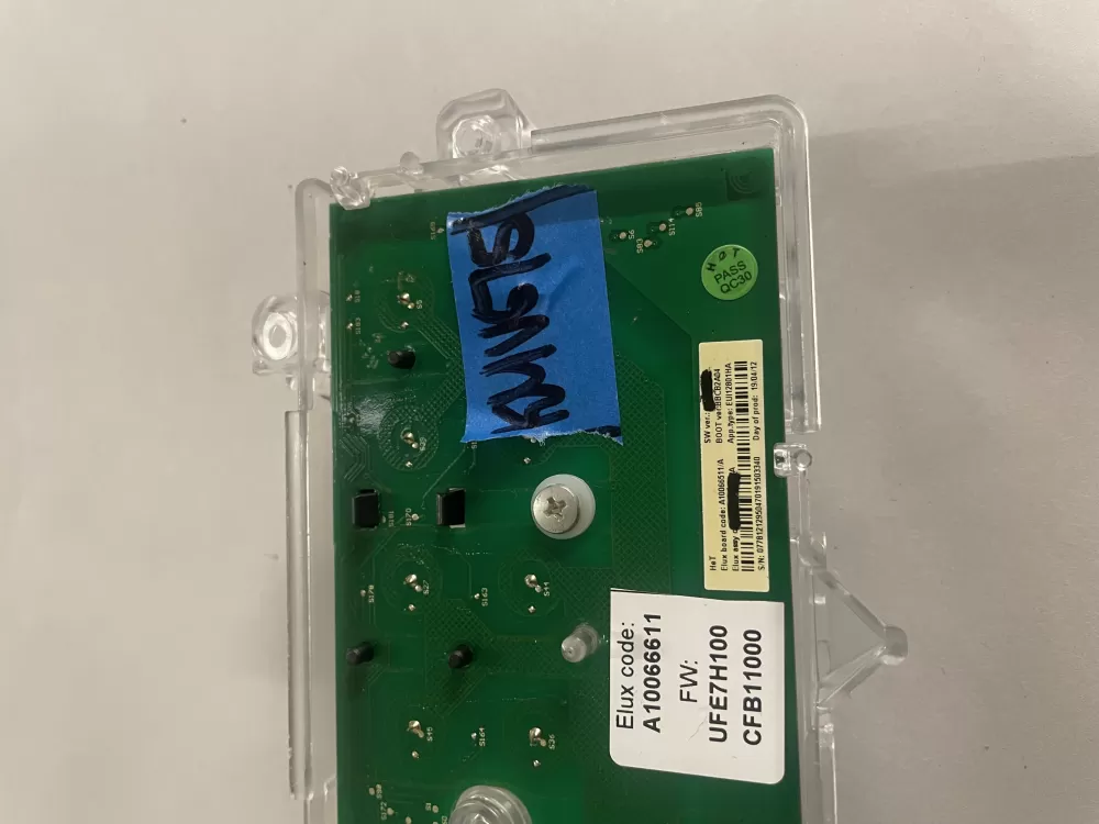 Electrolux a10066611  Control Board Front Panel AZ128989 | KMV675