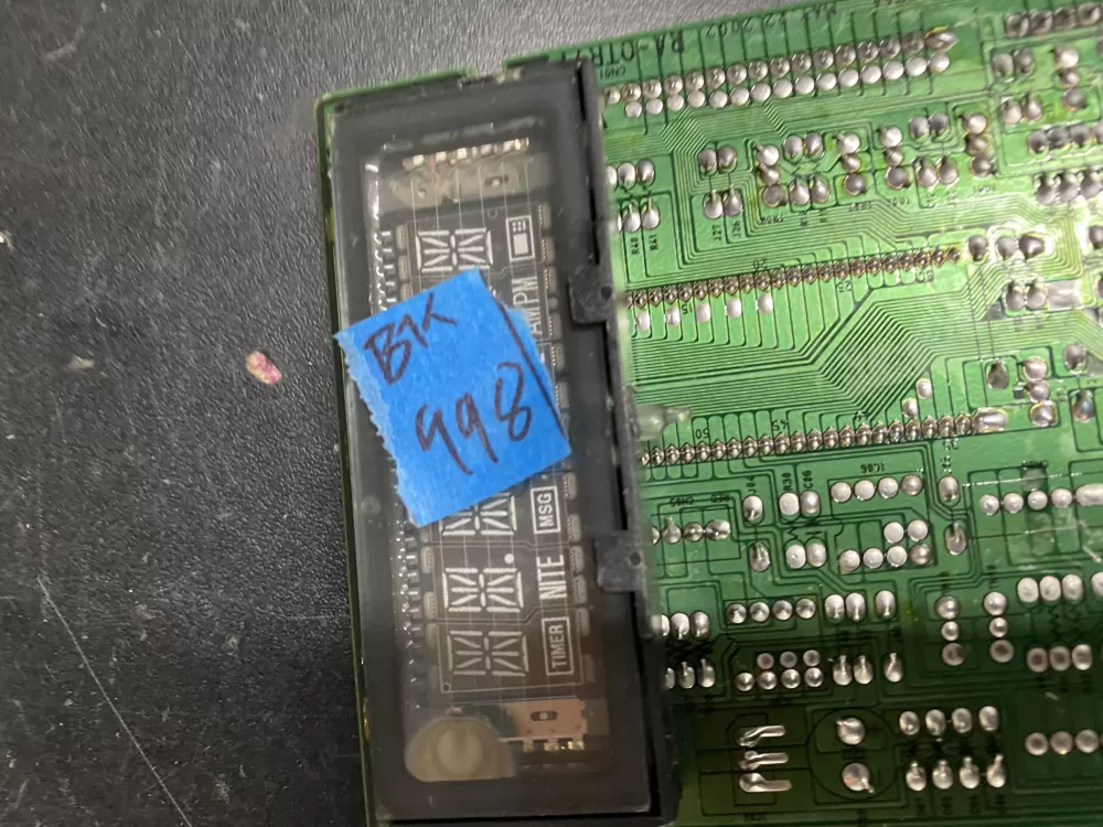 Samsung GE WB27X10508 DE41-00081A Microwave Control Board AZ16939 | BK998