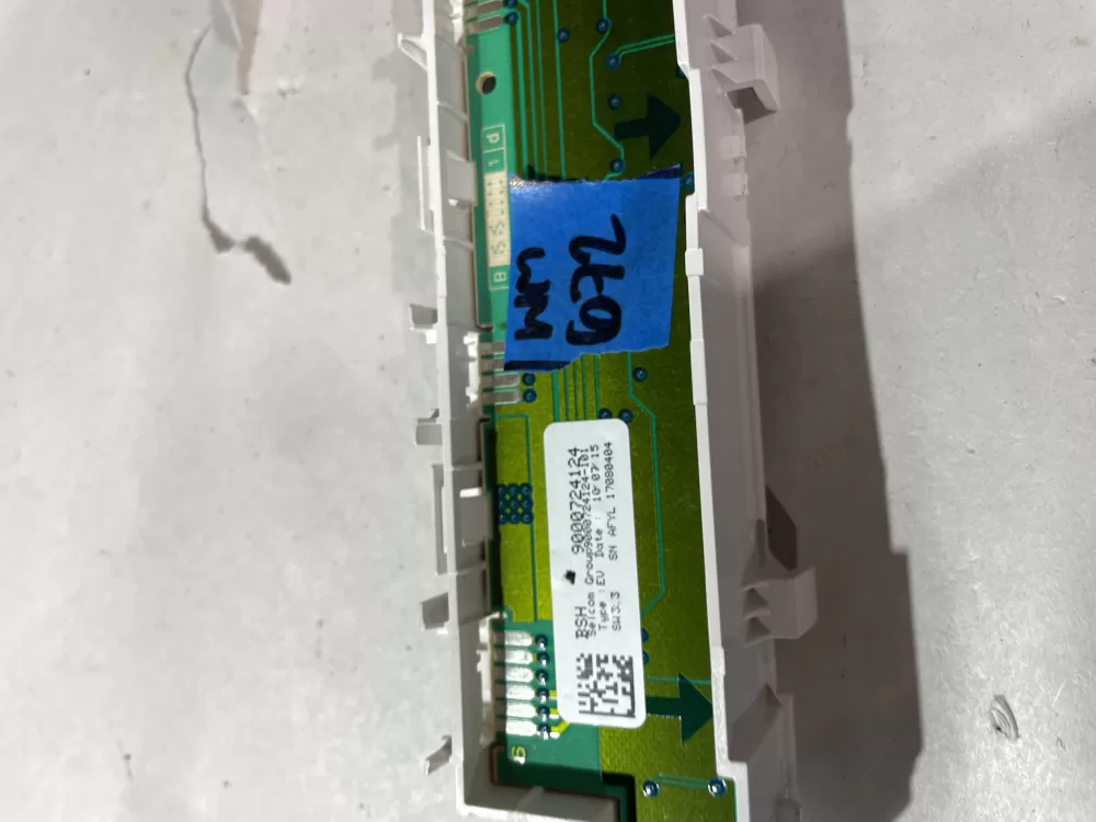 Bosch Dishwasher Control Panel - Part# 9000724124 AZ205422 | Wm672