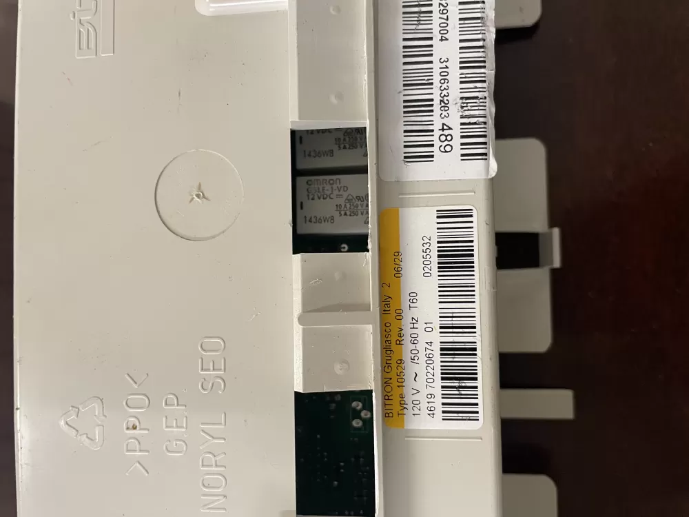 Whirlpool 4619 70220674 01 Washer Control Board CCU AZ37837 | KM289