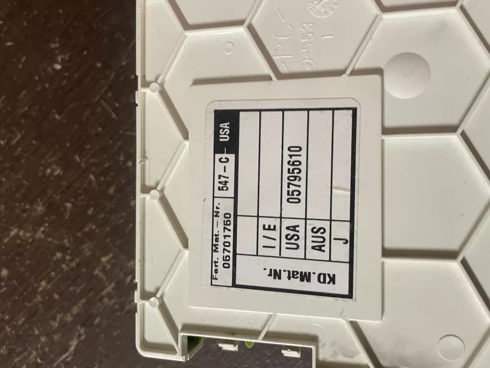 Miele 05701750  5795610  05795610 Dishwasher control board AZ48762 | Wm1790