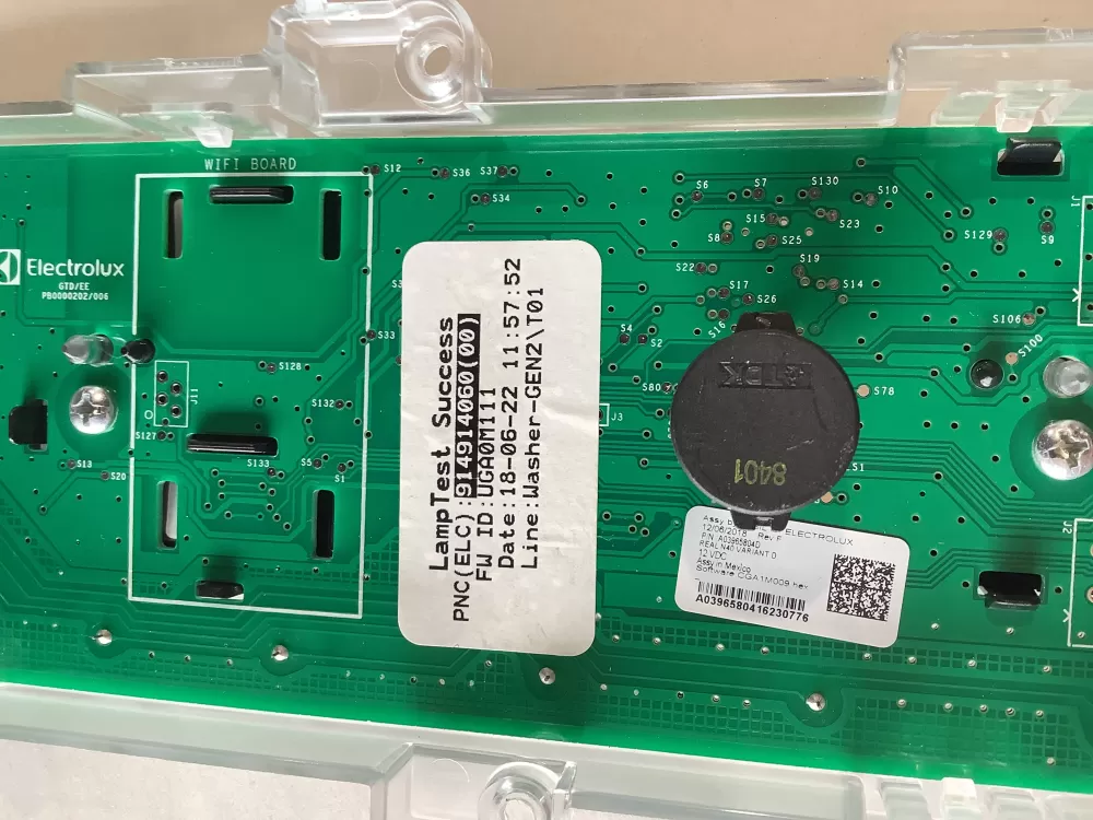 Electrolux  Frigidaire 5304519503  AP6832339  4920567  5304515235  PS12705782  914914060  A11170904 Washer Control Board