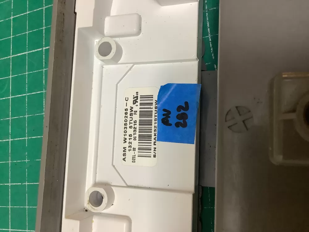 Whirlpool W10350265 Dishwasher Control Board Panel AZ226837 | ARV282