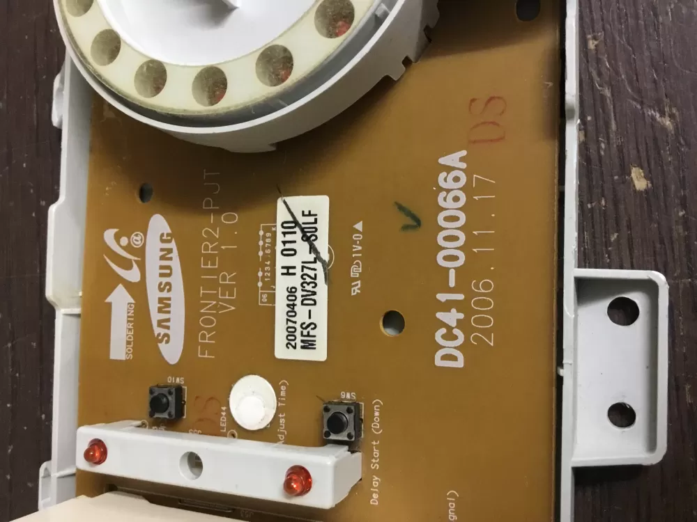 Samsung DC41-00066A Washer Control Board AZ18118 | NR41