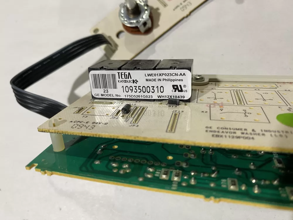 GE 175D5261G023 EBX1129P004 WH12X10439 Washer Control Board AZ162004 | BK272