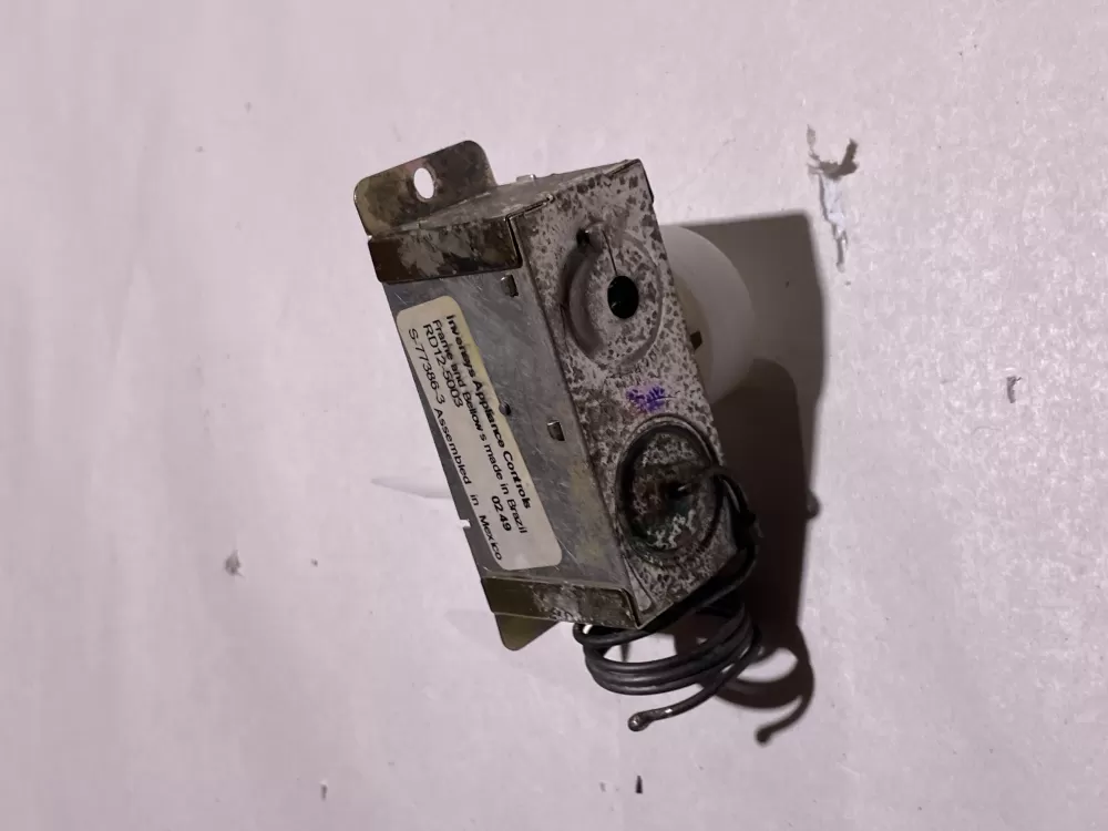 GE Refrigerator Thermostat Part # RD12-5003 S-77386-3 AZ145124 | Wm958
