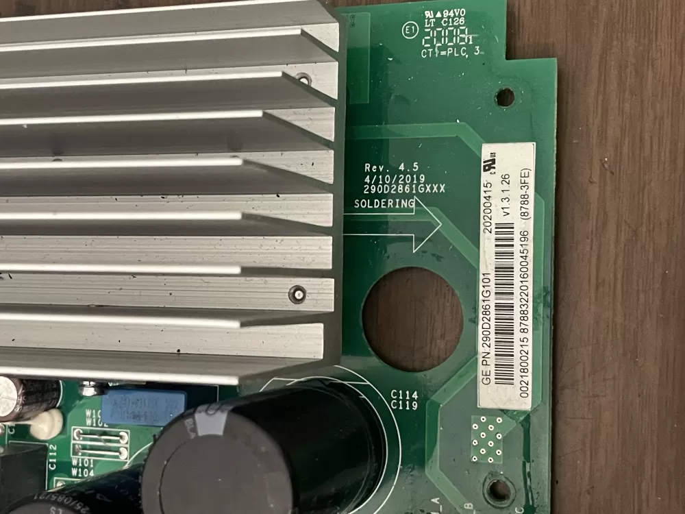 GE 290D2861G101 Washer Control Board AZ101279 | KM1005