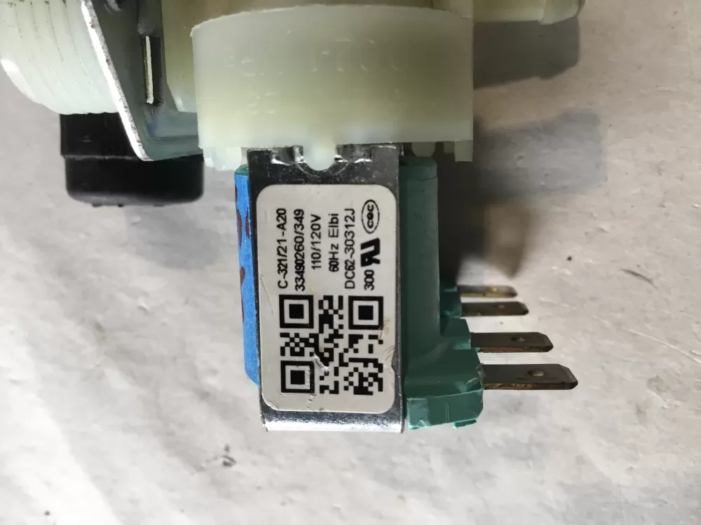 Samsung DC62-30312J Washer Water Inlet Valve