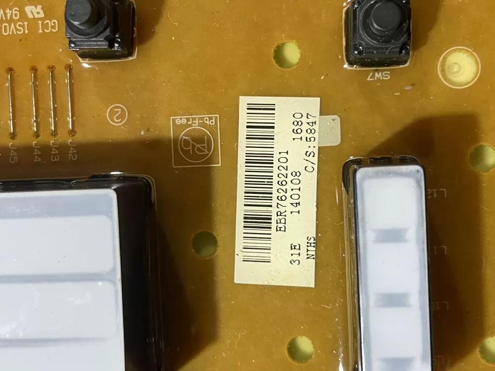 LG EBR76262201 EBR75446006 Washer Control Board AZ88498 | Wmv89