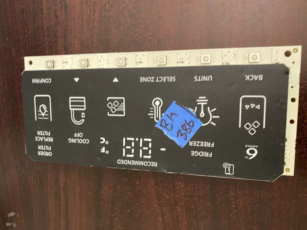 Whirlpool W10222961 Refrigerator Display Control Board UI AZ36988 | BK386