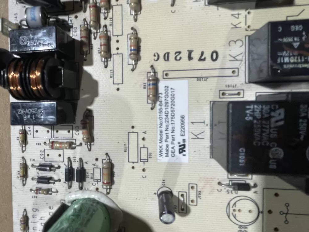 GE 175D5720G017 WE4M511 PD00024349 WE4M512 Dryer Control Board AZ76650 | Wmv623