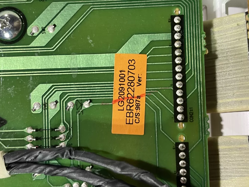 LG Kenmore EBR62280703 Washer Control Board User Interface AZ148394 | Wmv619