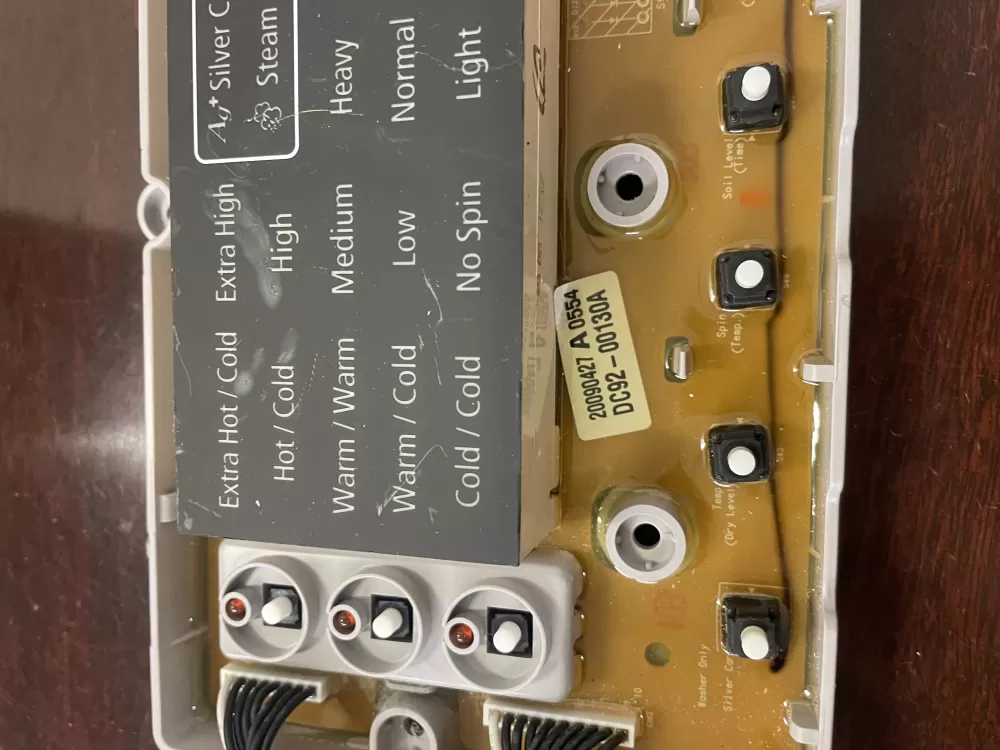 Samsung DC92-00130A DC92-00125A Washer UI Control Board AZ32313 | KMV73