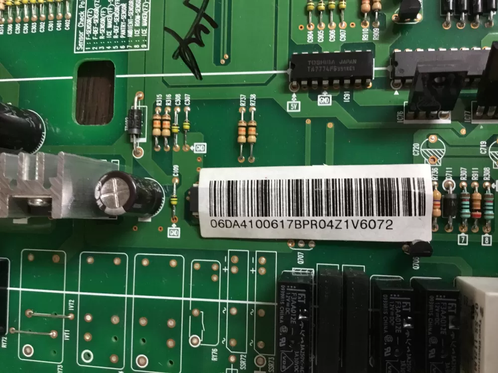 Samsung Refrigerator Control Board DA41-00617B AZ9747 | NR519