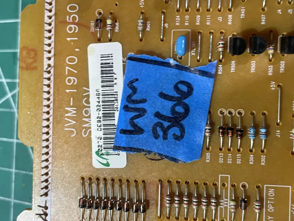 Samsung DE92-02446A AP5588101 Dishwasher Display Control Board AZ192641 | Wm366