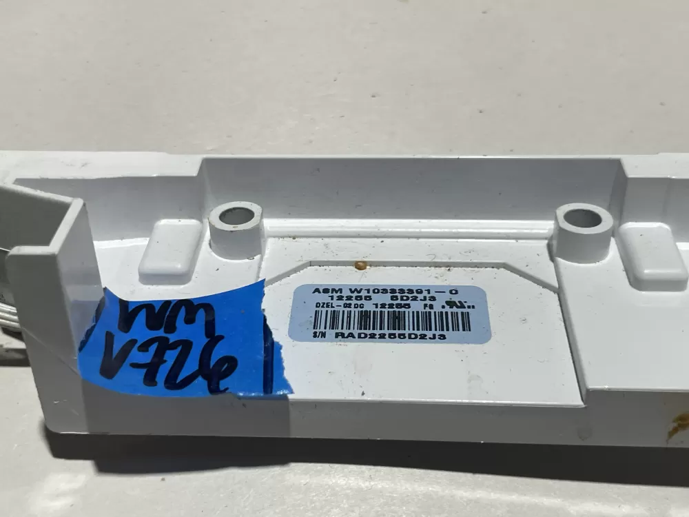 Kenmore AP6019741 W10333391 Dishwasher Control Board Panel AZ125796 | Wmv726