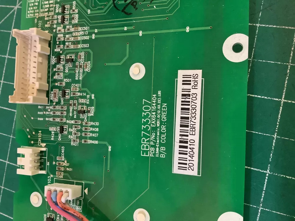 LG Kenmore EBR73330703 Refrigerator Control Board Dispenser AZ201792 | NR330