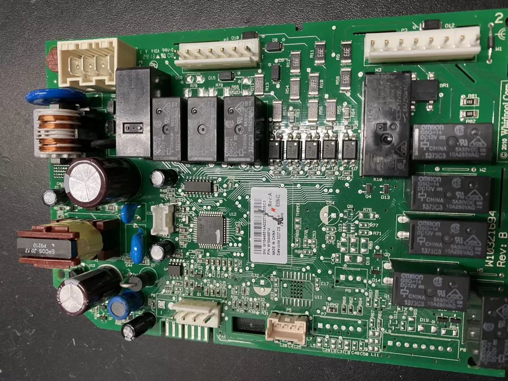 Whirlpool  Maytag  KitchenAid  Kenmore AP6284979 W10268630 W10268634 W10446514 W11034839 WPW10446514 W11088499 PS12346909 Refrigerator Control Board