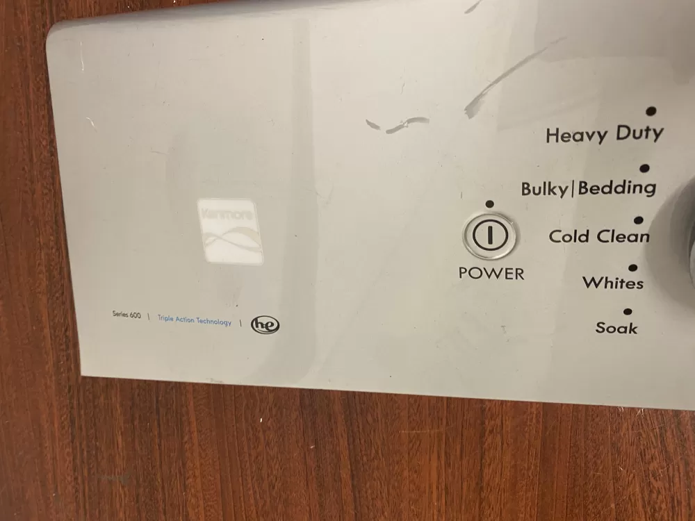 Kenmore W10643919 W10873012 Washer Control Panel Overlay AZ53389 | BKV530