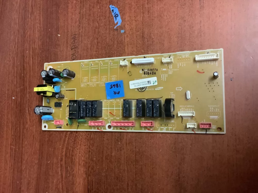 GE WB27X30632 WB27X26794 DE92-03977B Microwave Control Board AZ195667 | AR1865