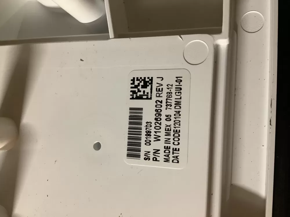 Whirlpool WPW10269602 Washer Control Board Interface AZ99007 | NRV477