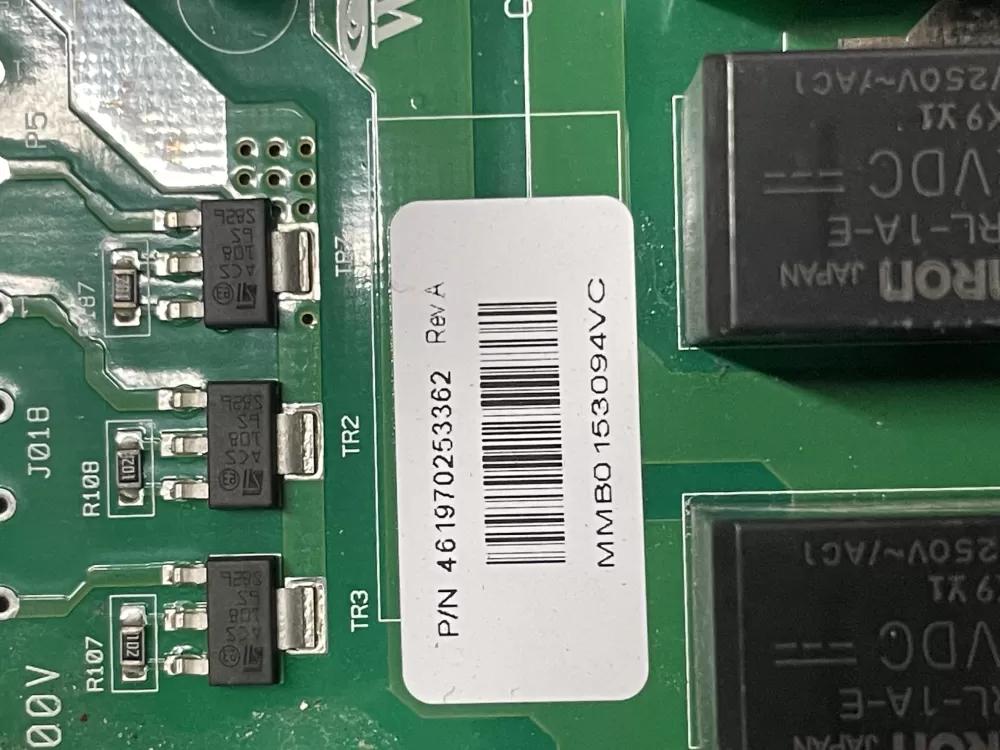 Whirlpool 461970253362 Washer Control Board AZ12455 | 642