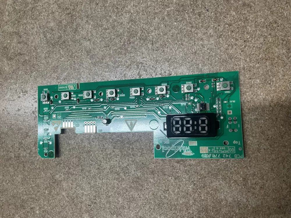 Whirlpool 46197042245-1 Washer Display Control Board