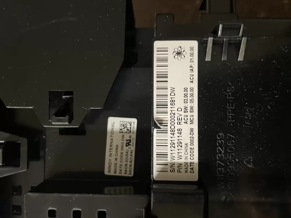 Whirlpool W11291148 Washer Front Load Control Board W11322883 AZ51658 | Wmv531