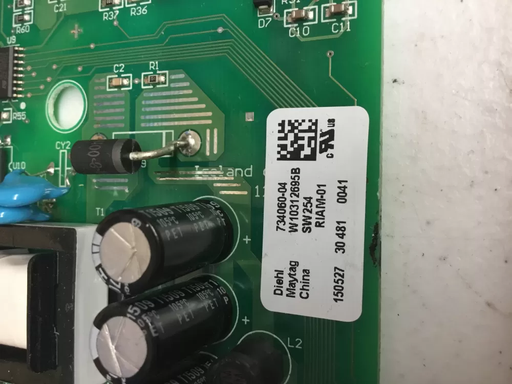 Whirlpool Maytag W10312695B Refrigerator Control Board AZ52158 | NR1872